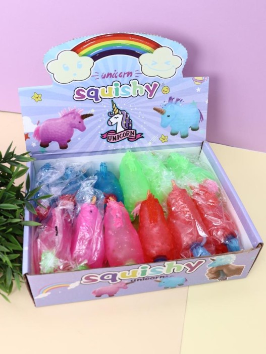 Мялка - антистресс «Colorful unicorn squishy», green 