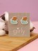 Серьги-клипсы GIRLY &quot;Capybara in a mug&quot; 