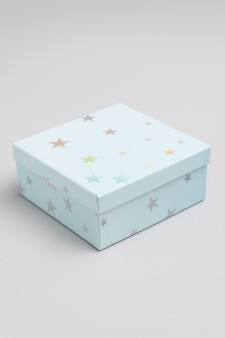 Подарочная коробка «Starry sky», blue (17*17*8)