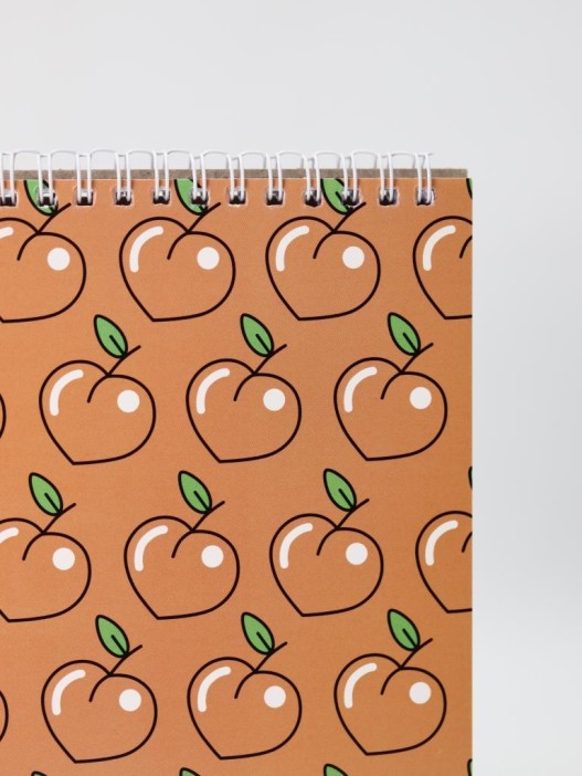 Скетчбук &quot;Peach paradise&quot; 14х20 см,  плотность 100 гр 