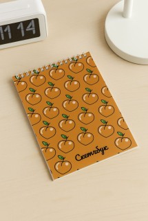 Скетчбук &quot;Peach paradise&quot; 14х20 см,  плотность 100 гр