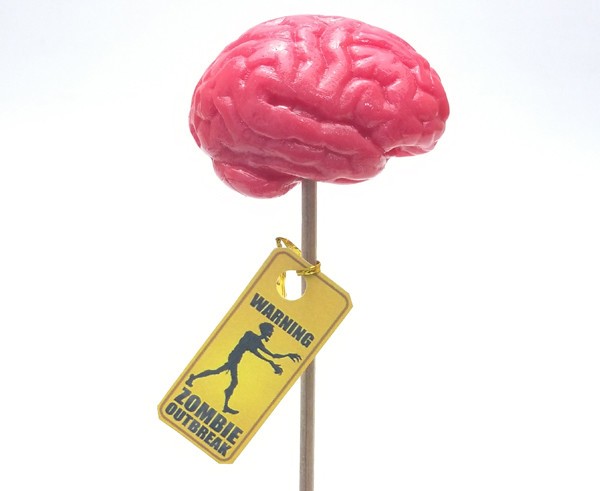 Леденцы "Мозг", мята-брусника (шоубокс - 25 шт.) 