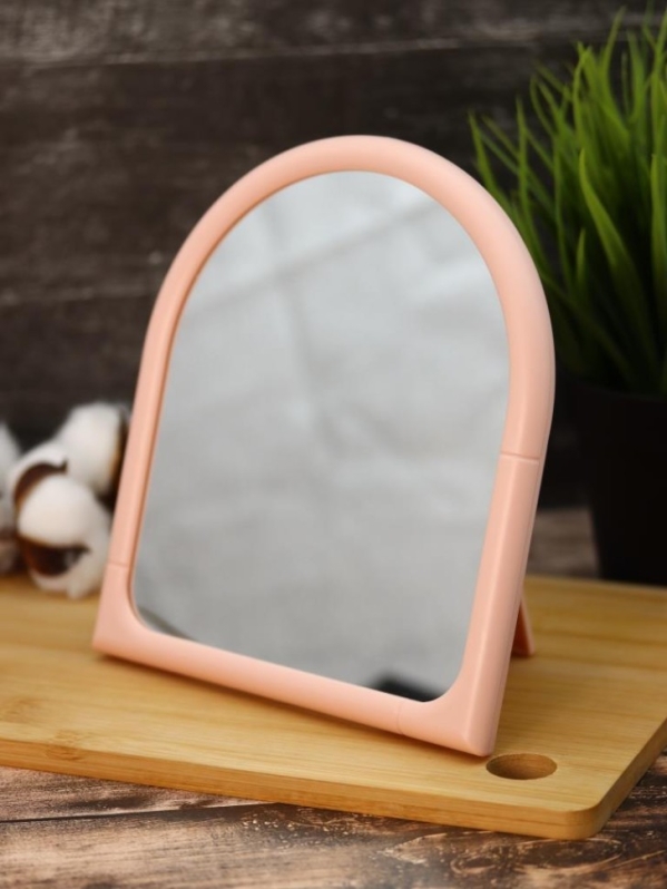 Зеркало настольное GIRLY "Тропа", розовое