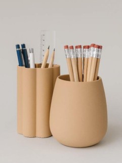 Набор силиконовых стаканов &quot;Comb&quot;, brown