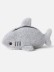 Пенал плюшевый ПО-ПЛАНУ. "Furry shark", grey