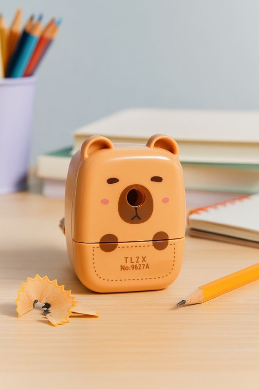 Точилка для карандашей механическая &quot;Capybara square&quot;, brown 