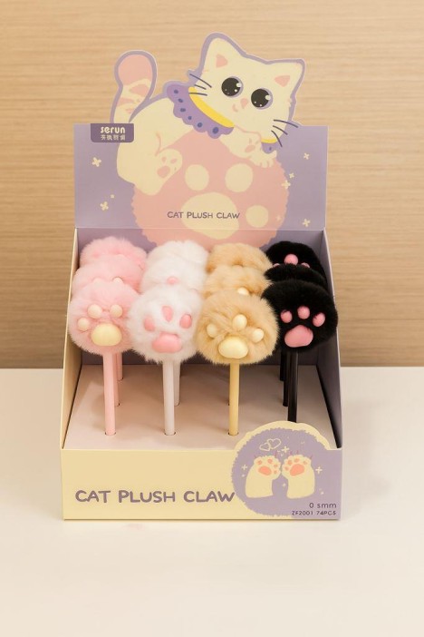 Ручка с помпоном &quot;The foot&quot;, black 