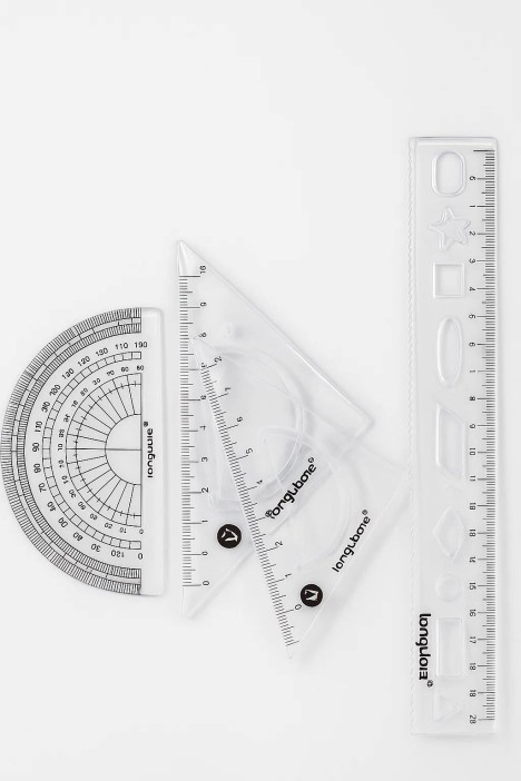 Набор линеек «Fat cat», yellow 