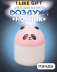 Настольный увлажнитель воздуха - ночник iLikeGift &quot;Pink panda&quot;, (портативный, USB) 