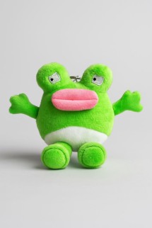 Плюшевый брелок "Bigmouth frog", green
