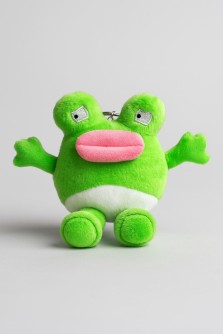Плюшевый брелок "Bigmouth frog", green