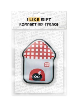 Карманная грелка iLikeGift «Happy house», red