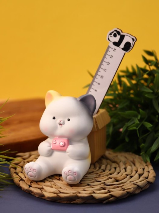 Подставка для канцелярских принадлежностей «Good luck cat», white 