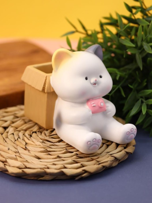 Подставка для канцелярских принадлежностей «Good luck cat», white 