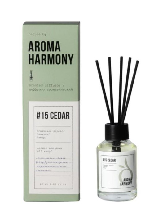 Диффузор ароматический &quot;№15 Cedar &quot;, 60 мл 