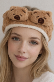 Повязка на голову GIRLY "Two capybaras", brown