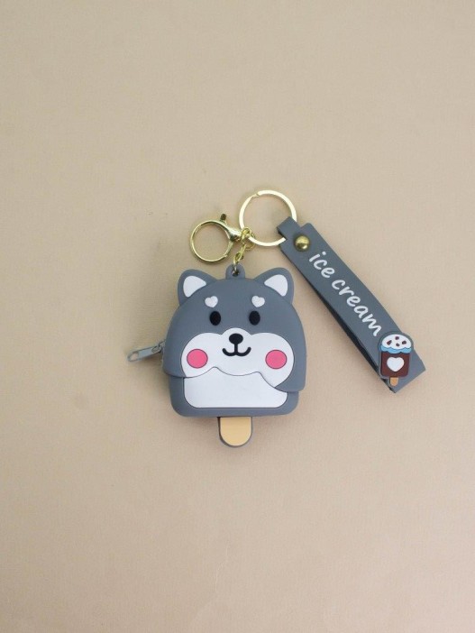 Брелок-кошелёк &quot;Ice cream dog&quot;, grey (9*7 см) 