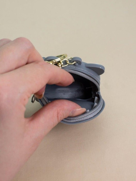 Брелок-кошелёк &quot;Ice cream dog&quot;, grey (9*7 см) 