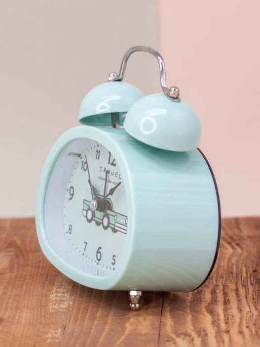 Часы-будильник "Transport", green 
