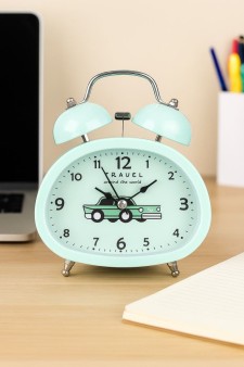 Часы-будильник "Transport", green