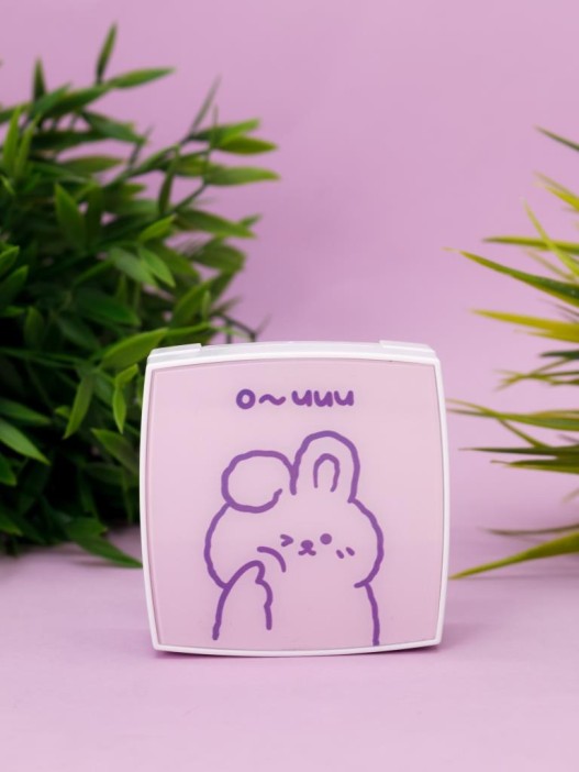 Контейнер для линз «Cute bunny», pink 