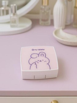 Контейнер для линз "Cute bunny", pink