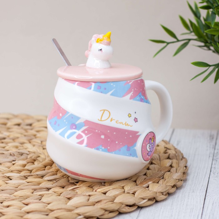 Кружка "Cream unicorn", pink (430 ml) 