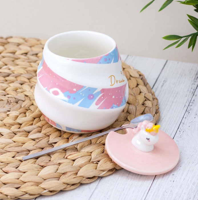 Кружка "Cream unicorn", pink (430 ml) 