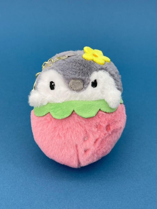 Мягкая игрушка - брелок &quot;Strawberry penguin&quot;, mix, 11 см 