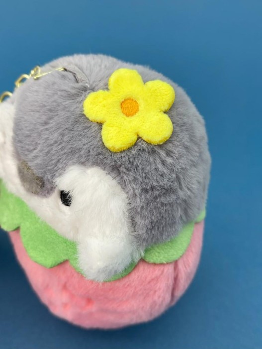 Мягкая игрушка - брелок &quot;Strawberry penguin&quot;, mix, 11 см 