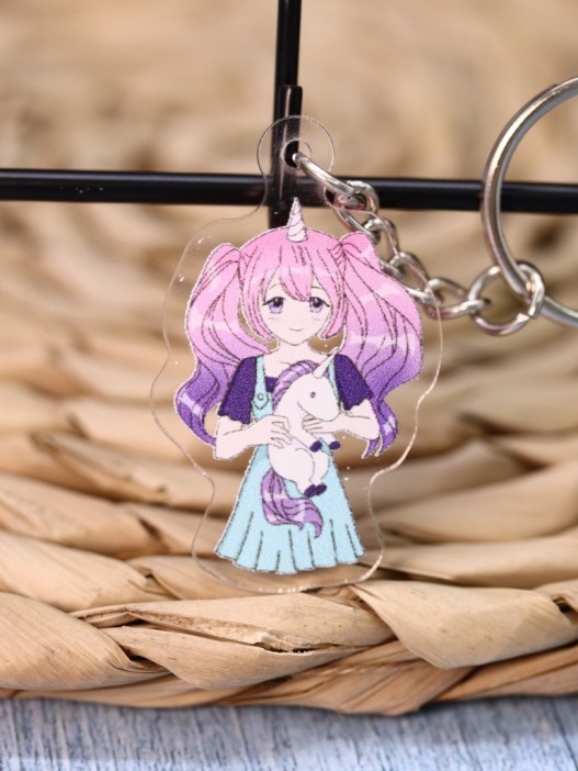 Брелок &quot;I&#039;m unique unicorn girl&quot; 