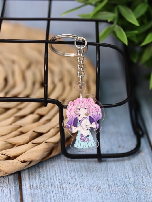 Брелок &quot;I&#039;m unique unicorn girl&quot; 