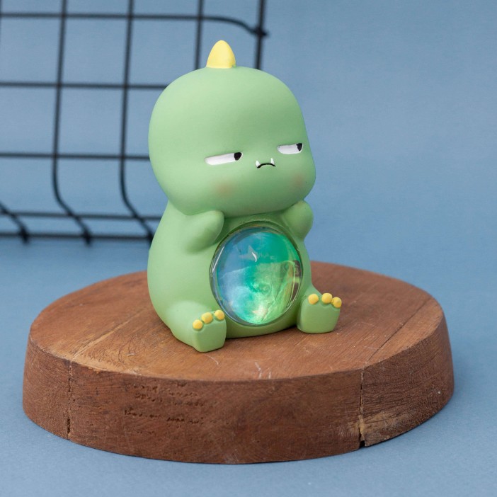 Ночник &quot;Dino&quot;, green (9 см), пластик 