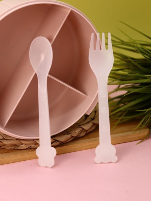 Ланчбокс &quot;Round rabbit&quot;, pink 