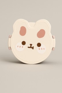 Ланчбокс &quot;Round rabbit&quot;, pink