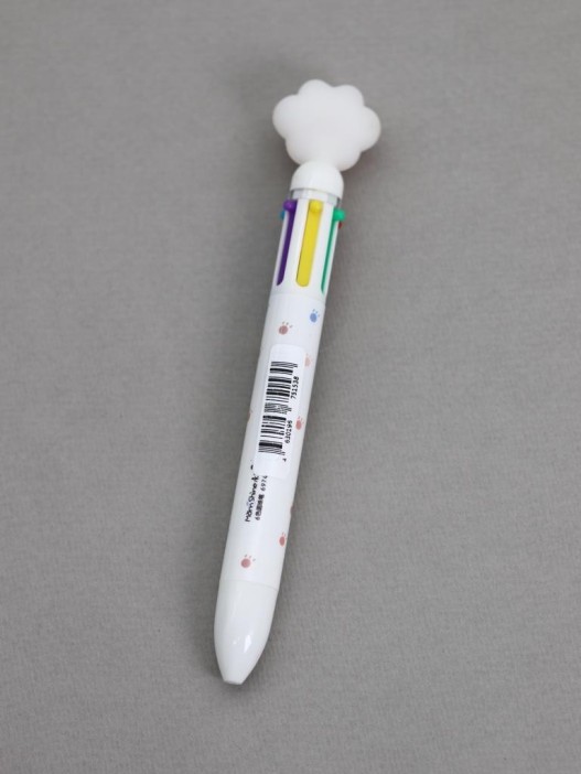 Разноцветная ручка 6 в 1 &quot;Розовая лапка&quot; 