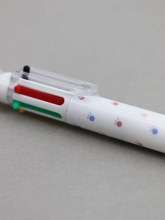 Разноцветная ручка 6 в 1 &quot;Розовая лапка&quot; 