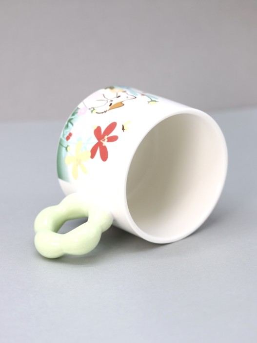 Кружка «Flower meadows», green 