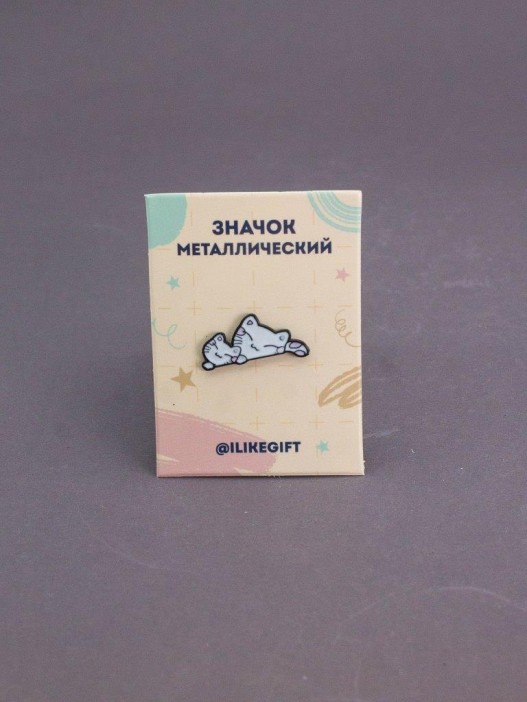Значок металлический iLikeGift "Family purring" 
