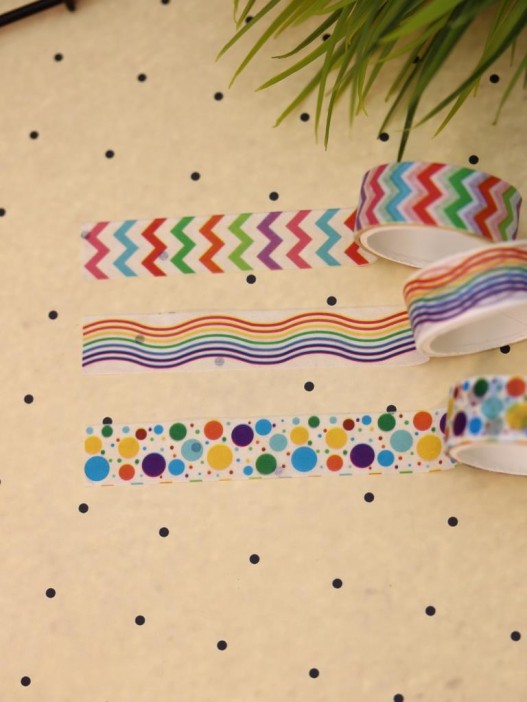 Набор декоративного скотча 3 шт. ПО-ПЛАНУ. &quot;Festival&quot; (2м*1,5см) 