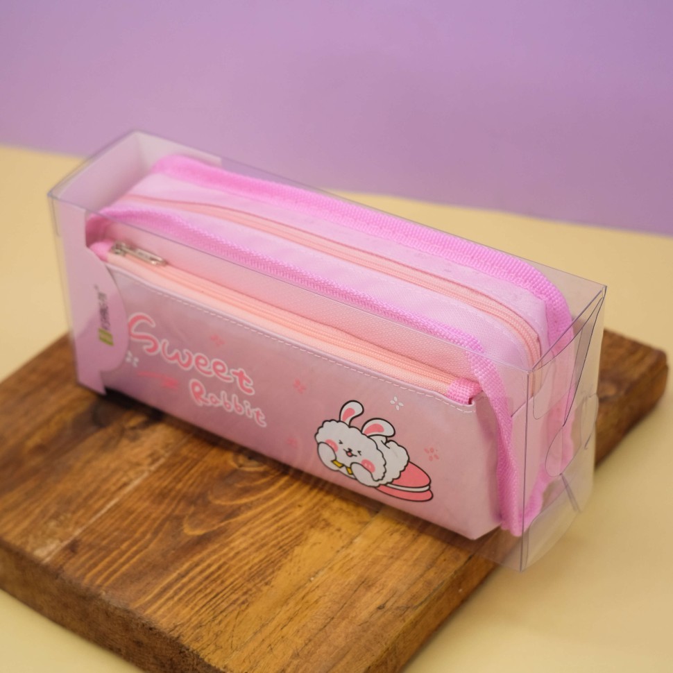 Пенал "Sweet rabbit", pink