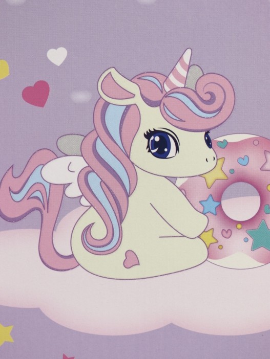 Блокнот (А5) &quot;Unicorn on the cloud&quot;, purple (14.5*21) 