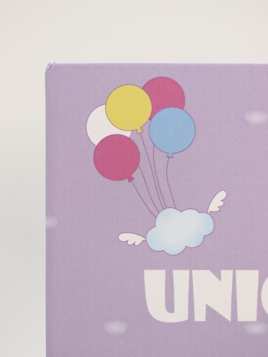 Блокнот (А5) &quot;Unicorn on the cloud&quot;, purple (14.5*21) 