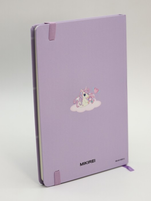 Блокнот (А5) &quot;Unicorn on the cloud&quot;, purple (14.5*21) 