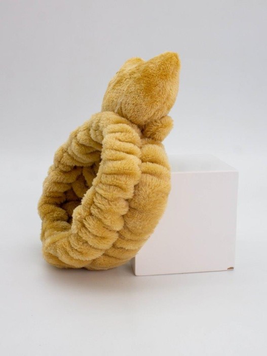 Повязка на голову GIRLY "Кот Фари", коричневая 