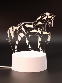 Ночник iLikeGift "Лошадь" светодиодный, USB (9х18 см)