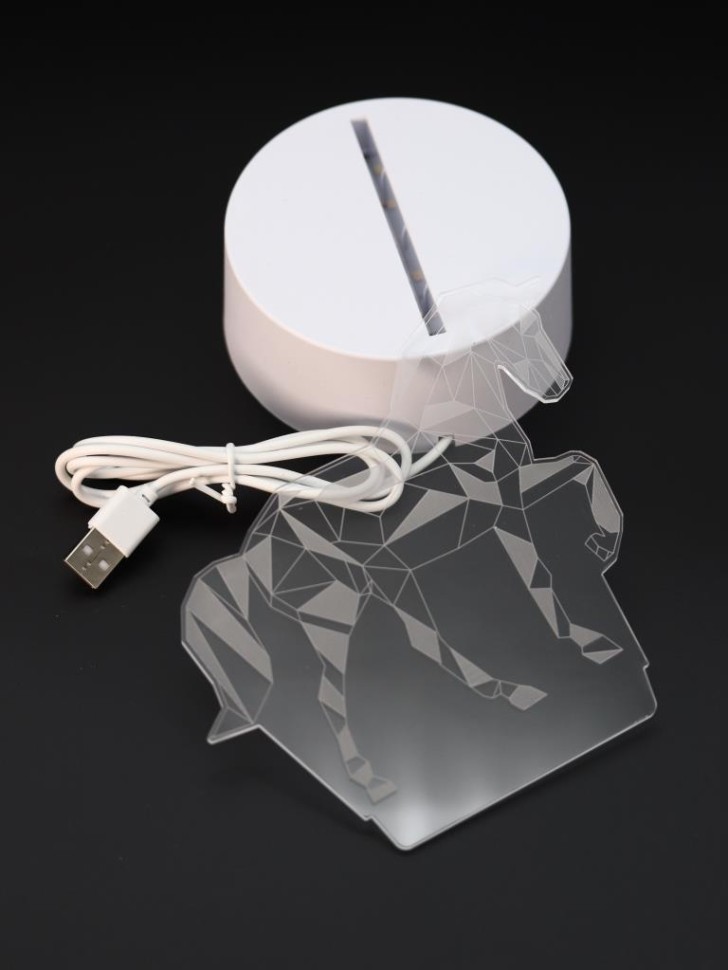 Ночник iLikeGift "Лошадь" светодиодный, USB (9х18 см)