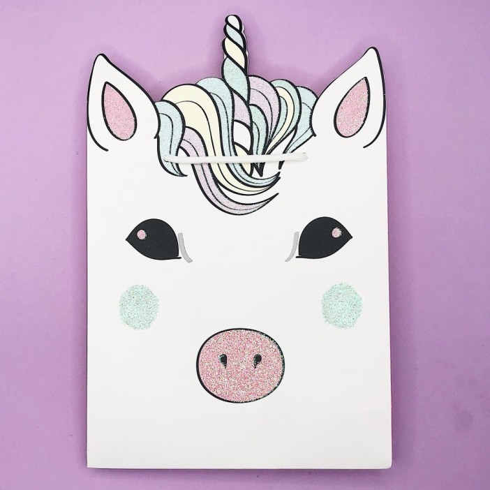 Подарочный пакет "Единорог" (32*26*10) 