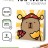 Картина по номерам на подрамнике Draw Me! «Sly Capybara», (20*20 см)