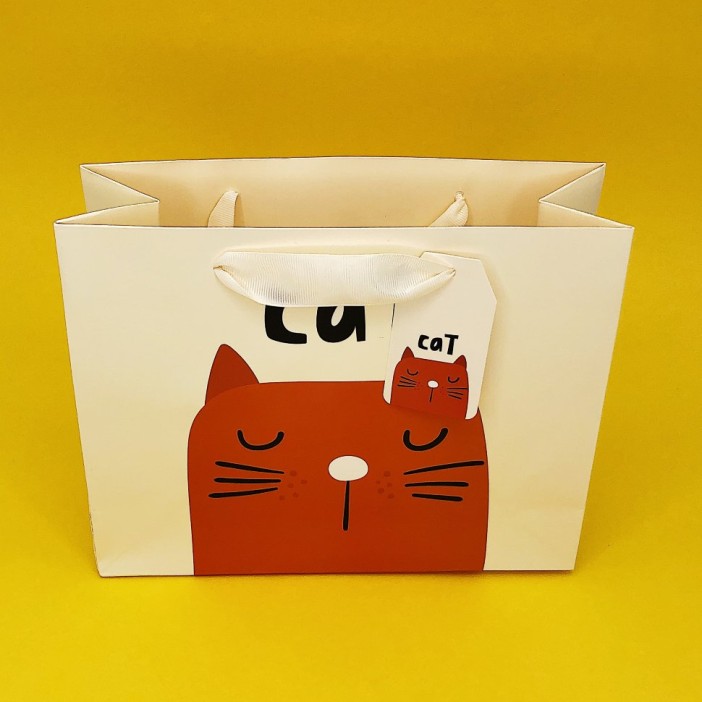 Пакет подарочный (S) &quot;Cat&quot; 